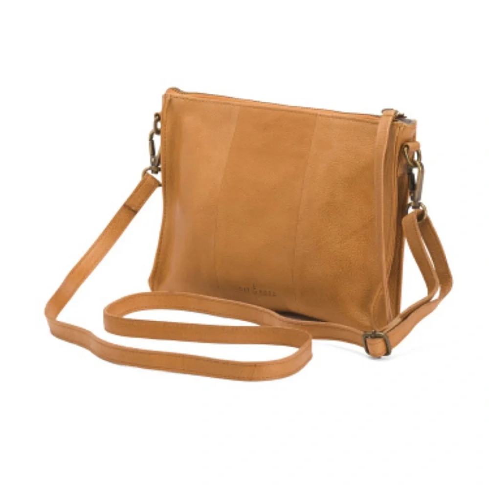 🆕 DAY & MOOD LEATHER DAYPENNY CROSSBODY-X in Desert Sand - Picture 8 of 8